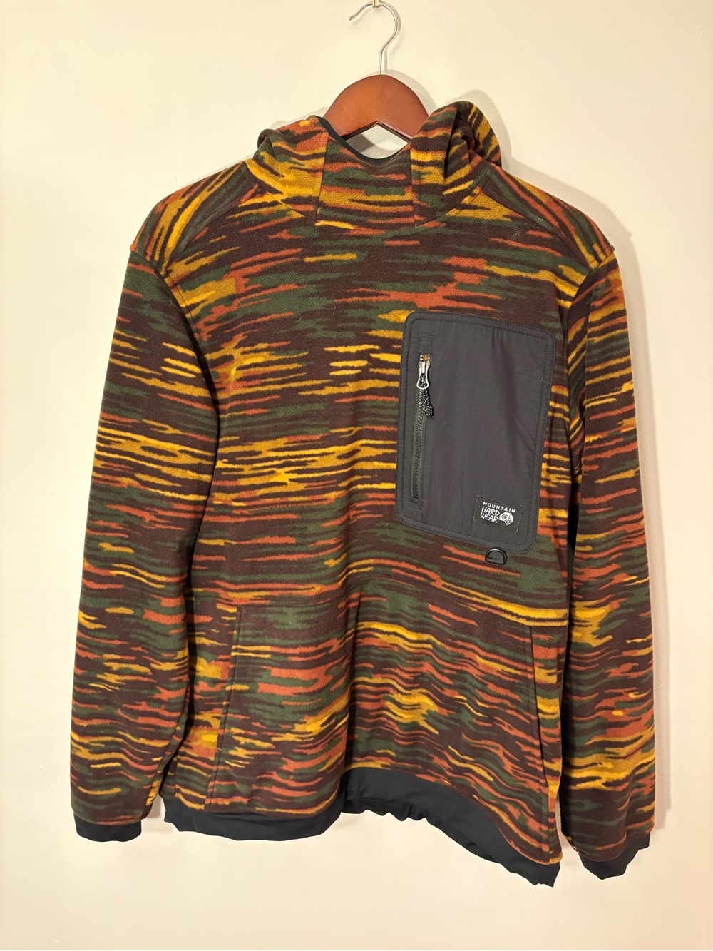 Mountain Hardwear First Tracks Fleece Pullover Hoodie — Men's Large 🏔️